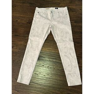 Adriano Goldschmied 31 The Legging ankle Skinny Jeans gray print